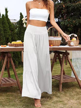 Casual Wide Leg Cotton Linen High Waist Loose Pants Pants
